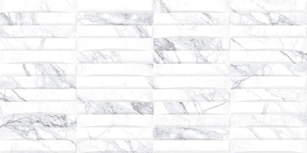 Artistic white line luster 30 x 60