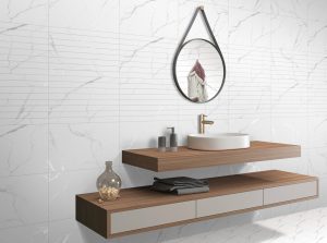 Marble white luster 30 x 45 - zdjęcie 3