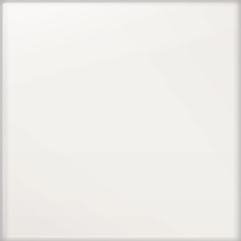 White glossy 20x20
