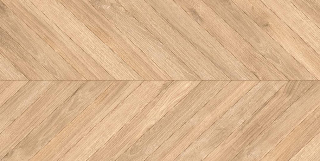 Chevron oak mat 60x120